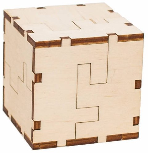 EWA Drewniane Puzzle 3D - Kostka EWA Drewniane Puzzle 3D - Kostka