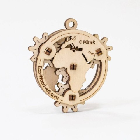EWA Drewniane Puzzle 3D - Mały Globus EWA Drewniane Puzzle 3D - Mały Globus