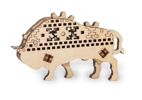 EWA Drewniane Puzzle 3D - Żubr EWA Drewniane Puzzle 3D - Żubr