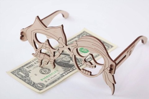 Mr.Playwood Drewniane Puzzle 3D - Okulary Pirat Mr.Playwood Drewniane Puzzle 3D - Okulary Pirat
