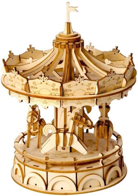 ROBOTIME Drewniane Puzzle 3D - Karuzela ROBOTIME Drewniane Puzzle 3D - Karuzela