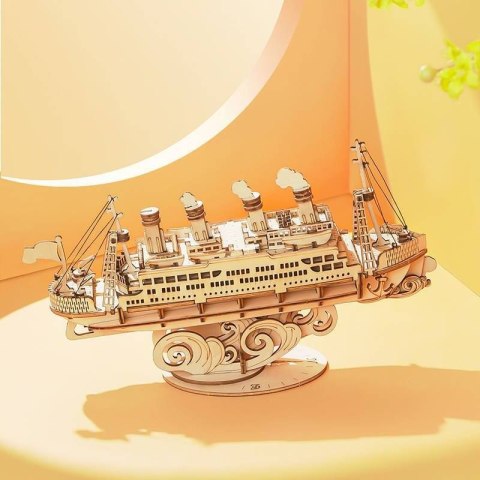 ROBOTIME Drewniane Puzzle 3D - Statek Wycieczkowy ROBOTIME Drewniane Puzzle 3D - Statek Wycieczkowy