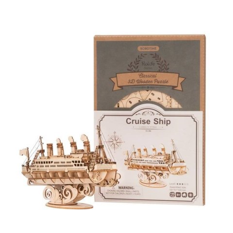 ROBOTIME Drewniane Puzzle 3D - Statek Wycieczkowy ROBOTIME Drewniane Puzzle 3D - Statek Wycieczkowy