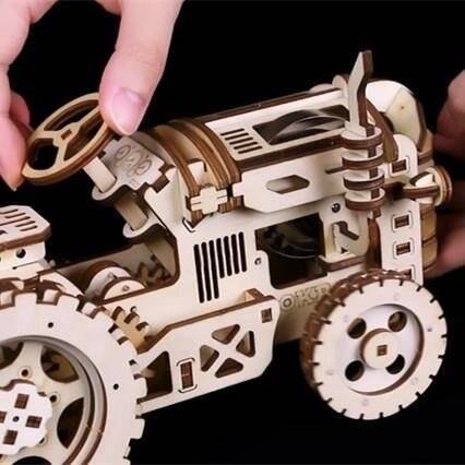 ROBOTIME Drewniane Puzzle 3D - Traktor ROBOTIME Drewniane Puzzle 3D - Traktor
