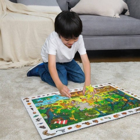 ROBOTIME Drewniane Puzzle + Gra Edukacyjna 48 el. ROBOTIME Drewniane Puzzle + Gra Edukacyjna 48 el.