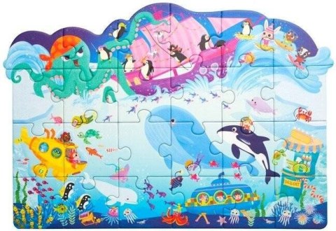 ROBOTIME Puzzle Drewniane Kolorowanka Wodny Świat ROBOTIME Puzzle Drewniane Kolorowanka Wodny Świat