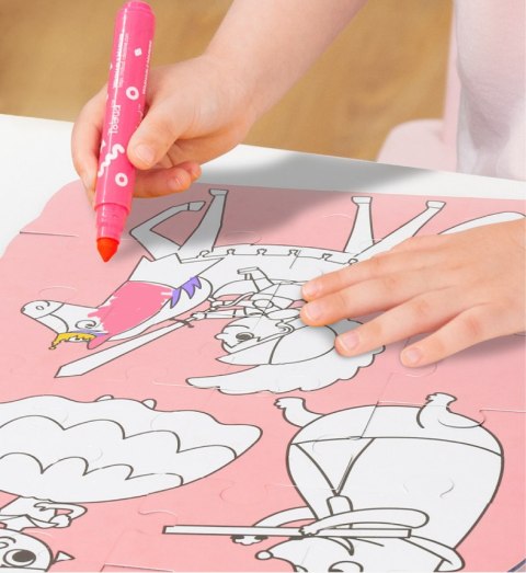 ROBOTIME Puzzle Drewniane Kolorowanka Wodny Świat ROBOTIME Puzzle Drewniane Kolorowanka Wodny Świat