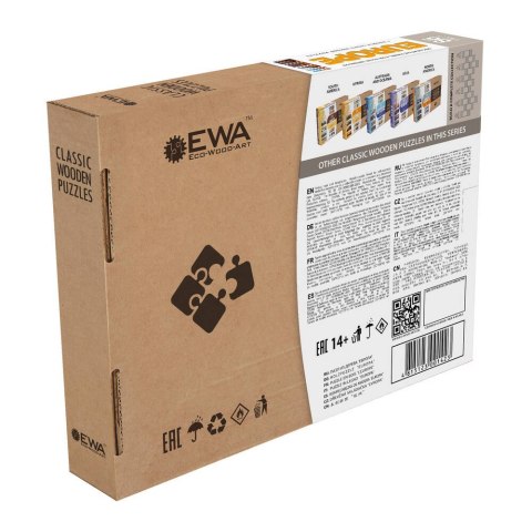 EWA Drewniane Dwustronne Puzzle - Ameryka Południowa EWA Drewniane Dwustronne Puzzle - Ameryka Południowa