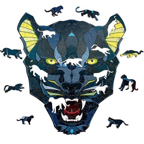 EWA Drewniane Puzzle 2D - Układanka Pantera EWA Drewniane Puzzle 2D - Układanka Pantera
