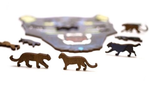EWA Drewniane Puzzle 2D - Układanka Pantera EWA Drewniane Puzzle 2D - Układanka Pantera