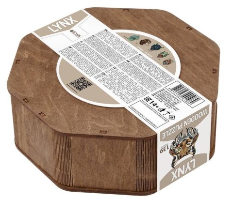 EWA Drewniane Puzzle 2D - Układanka Ryś EWA Drewniane Puzzle 2D - Układanka Ryś