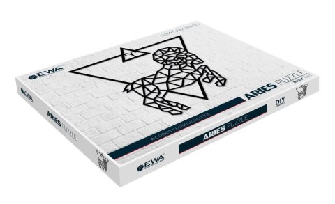 EWA Drewniane Puzzle 3D - Dekoracja Ścienna Baran EWA Drewniane Puzzle 3D - Dekoracja Ścienna Baran