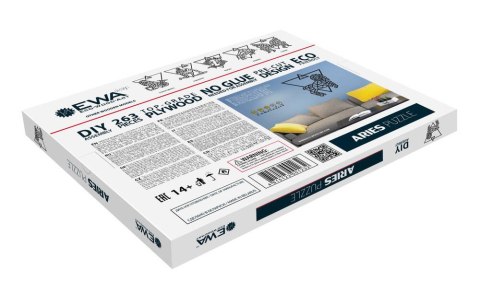 EWA Drewniane Puzzle 3D - Dekoracja Ścienna Baran EWA Drewniane Puzzle 3D - Dekoracja Ścienna Baran
