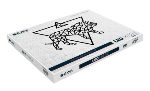 EWA Drewniane Puzzle 3D - Dekoracja Ścienna Lew EWA Drewniane Puzzle 3D - Dekoracja Ścienna Lew