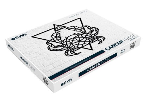 EWA Drewniane Puzzle 3D - Dekoracja Ścienna Rak EWA Drewniane Puzzle 3D - Dekoracja Ścienna Rak