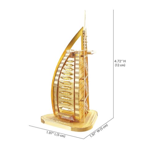 Piececool Puzzle Metalowe Model 3D - Burj Al Arab Piececool Puzzle Metalowe Model 3D - Burj Al Arab
