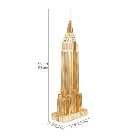 Piececool Puzzle Metalowe Model 3D - Empire State Building Piececool Puzzle Metalowe Model 3D - Empire State Building
