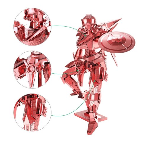 Piececool Puzzle Metalowe Model 3D - Mech Shield Man Piececool Puzzle Metalowe Model 3D - Mech Shield Man