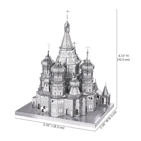 Piececool Puzzle Metalowe Model 3D - Sobór Wasyla Piececool Puzzle Metalowe Model 3D - Sobór Wasyla