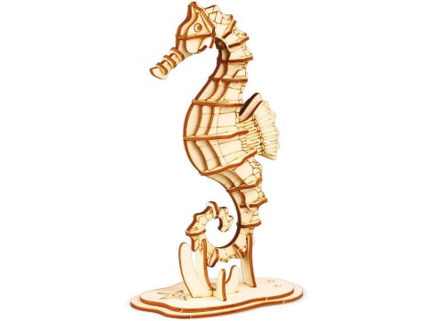 ROBOTIME Drewniane Puzzle 3D - Konik Morski ROBOTIME Drewniane Puzzle 3D - Konik Morski