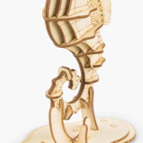 ROBOTIME Drewniane Puzzle 3D - Konik Morski ROBOTIME Drewniane Puzzle 3D - Konik Morski