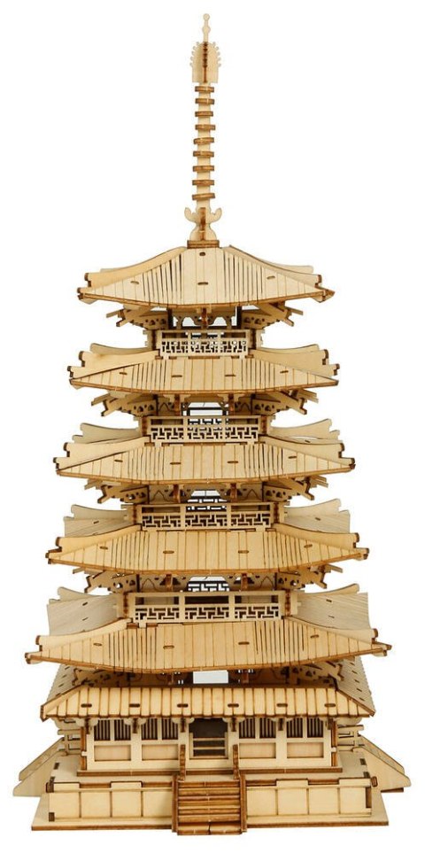 ROBOTIME Drewniane Puzzle Model 3D - Pagoda ROBOTIME Drewniane Puzzle Model 3D - Pagoda