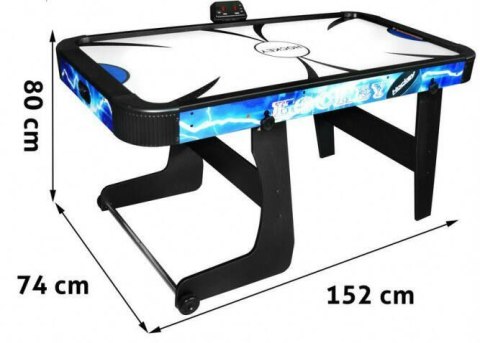 Cymbergaj dla dzieci + Stół do gry z MDF + Elektroniczny licznik punktów + Rodzinna gra Air Hockey 152x74x80cm Cymbergaj dla dzieci + Stół do gry z MDF + Elektroniczny licznik punktów + Rodzinna gra Air Hockey 152x74x80cm