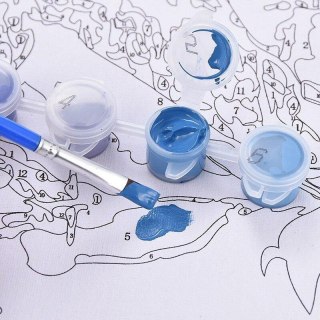 Malowanie po numerach Parada Planet 40x50 Płótno + Farby + Pędzle