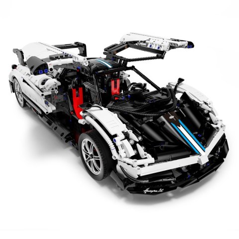 Pagani Huayra RASTAR model 1:8 Składane auto 2896 Klocków technicznych + Otwierane drzwi Pagani Huayra RASTAR model 1:8 Składane auto 2896 Klocków technicznych + Otwierane drzwi