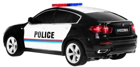 Radiowóz BMW x6 dla dzieci 8+ Zdalnie sterowana policja 1:24 Światła kogut Radiowóz BMW x6 dla dzieci 8+ Zdalnie sterowana policja 1:24 Światła kogut