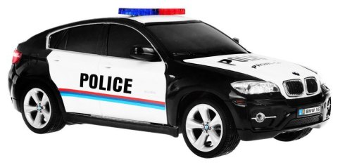Radiowóz BMW x6 dla dzieci 8+ Zdalnie sterowana policja 1:24 Światła kogut Radiowóz BMW x6 dla dzieci 8+ Zdalnie sterowana policja 1:24 Światła kogut