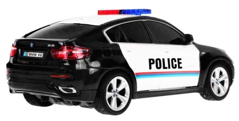 Radiowóz BMW x6 dla dzieci 8+ Zdalnie sterowana policja 1:24 Światła kogut Radiowóz BMW x6 dla dzieci 8+ Zdalnie sterowana policja 1:24 Światła kogut