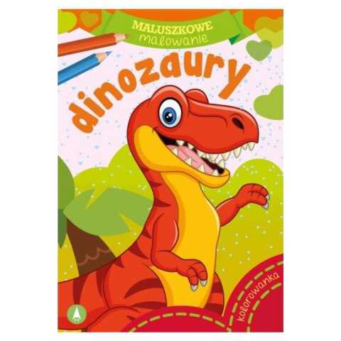 KOLOROWANKA MALUSZKOWE MALOWANIE. DINOZAURY KOLOROWANKA MALUSZKOWE MALOWANIE. DINOZAURY