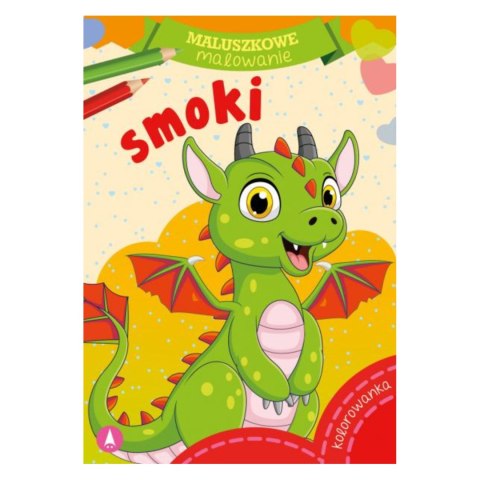 KOLOROWANKA MALUSZKOWE MALOWANIE. SMOKI KOLOROWANKA MALUSZKOWE MALOWANIE. SMOKI