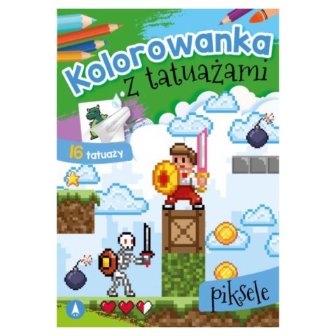 KOLOROWANKA Z TATUAŻAMI. PIKSELE KOLOROWANKA Z TATUAŻAMI. PIKSELE