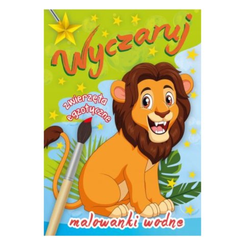 WYCZARUJ ZWIERZĘTA EGZOTYCZNE. MALOWANKI WODNE WYCZARUJ ZWIERZĘTA EGZOTYCZNE. MALOWANKI WODNE