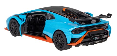 Lamborghini Huracan STO RASTAR model 1:32 Metalowa karoseria + Ręcznie otwierane drzwi Lamborghini Huracan STO RASTAR model 1:32 Metalowa karoseria + Ręcznie otwierane drzwi