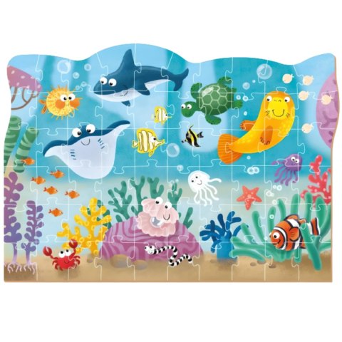 PUZZLE PODWODNY ŚWIAT 60 ELEMENTÓW UKŁADANKA DLA NAJMŁODSZYCH DZIECI PUZZLE PODWODNY ŚWIAT 60 ELEMENTÓW UKŁADANKA DLA NAJMŁODSZYCH DZIECI
