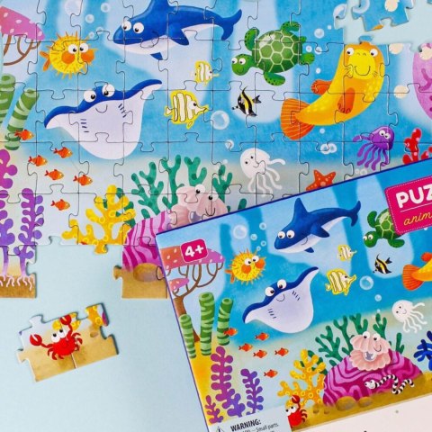 PUZZLE PODWODNY ŚWIAT 60 ELEMENTÓW UKŁADANKA DLA NAJMŁODSZYCH DZIECI PUZZLE PODWODNY ŚWIAT 60 ELEMENTÓW UKŁADANKA DLA NAJMŁODSZYCH DZIECI