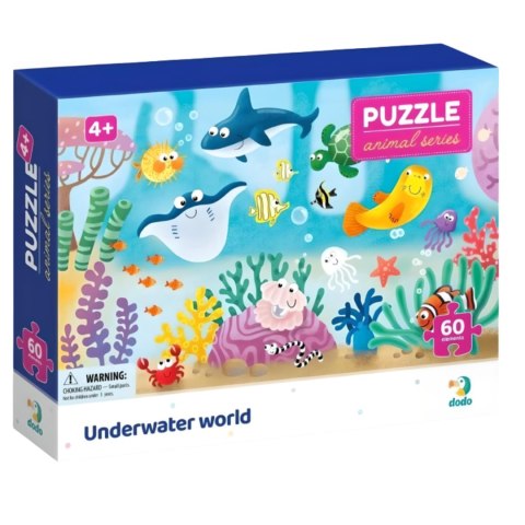 PUZZLE PODWODNY ŚWIAT 60 ELEMENTÓW UKŁADANKA DLA NAJMŁODSZYCH DZIECI PUZZLE PODWODNY ŚWIAT 60 ELEMENTÓW UKŁADANKA DLA NAJMŁODSZYCH DZIECI
