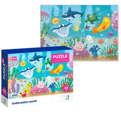 PUZZLE PODWODNY ŚWIAT 60 ELEMENTÓW UKŁADANKA DLA NAJMŁODSZYCH DZIECI PUZZLE PODWODNY ŚWIAT 60 ELEMENTÓW UKŁADANKA DLA NAJMŁODSZYCH DZIECI