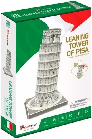 CUBIC FUN PUZZLE 3D KRZYWA WIEŻA W PIZIE - C241H