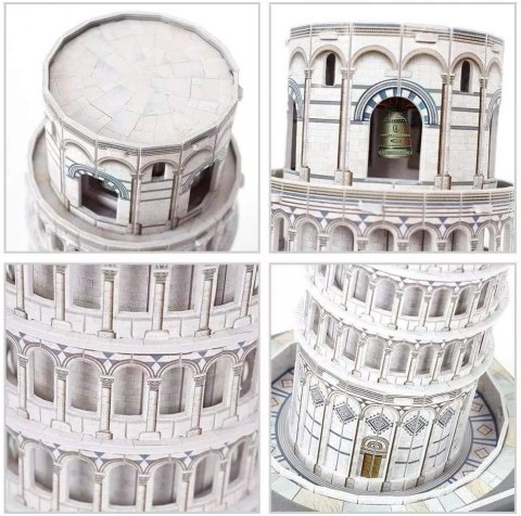 CUBIC FUN PUZZLE 3D KRZYWA WIEŻA W PIZIE - C241H CUBIC FUN PUZZLE 3D KRZYWA WIEŻA W PIZIE - C241H