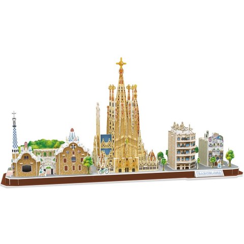 CUBIC FUN PUZZLE 3D CITY LINE BARCELONA- MC256H
