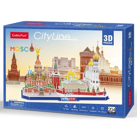 CUBIC FUN PUZZLE 3D CITY LINE MOSCOW- MC266H CUBIC FUN PUZZLE 3D CITY LINE MOSCOW- MC266H
