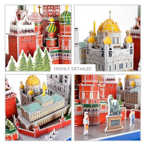 CUBIC FUN PUZZLE 3D CITY LINE MOSCOW- MC266H CUBIC FUN PUZZLE 3D CITY LINE MOSCOW- MC266H