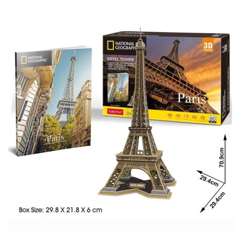 CUBIC FUN PUZZLE 3D NATIONAL GEOGRAPHIC PARYŻ CUBIC FUN PUZZLE 3D NATIONAL GEOGRAPHIC PARYŻ