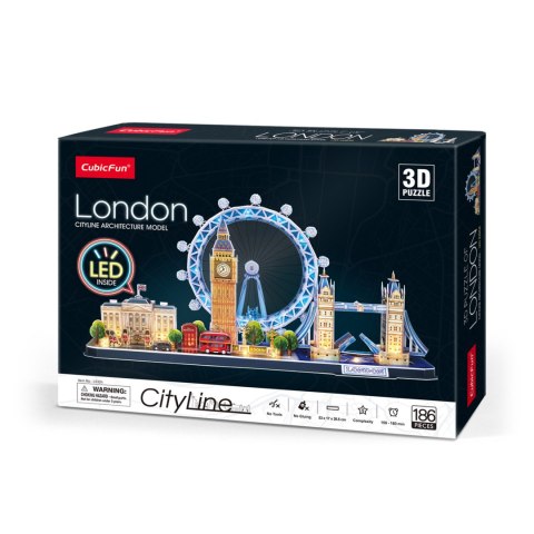 CUBIC FUN PUZZLE 3D CITY LINE LONDYN LED- L532h CUBIC FUN PUZZLE 3D CITY LINE LONDYN LED- L532h
