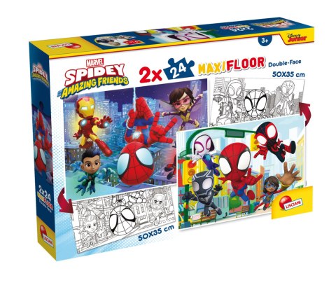 LISCIANI MARVEL PUZZLE DF MAXI FLOOR 2 X 24 SPIDEY LISCIANI MARVEL PUZZLE DF MAXI FLOOR 2 X 24 SPIDEY