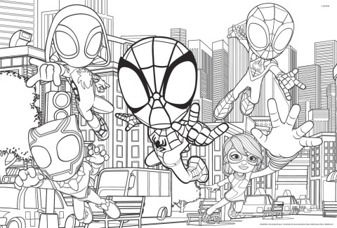 LISCIANI MARVEL PUZZLE DF MAXI FLOOR 2 X 24 SPIDEY LISCIANI MARVEL PUZZLE DF MAXI FLOOR 2 X 24 SPIDEY